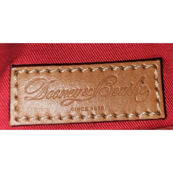 Dooney Bourke Charlie Satchel Canvas Crossbody Handbag Signature Logo Purse - Picture 15 of 16